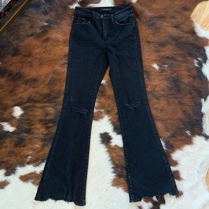 Black Flare Jeans
